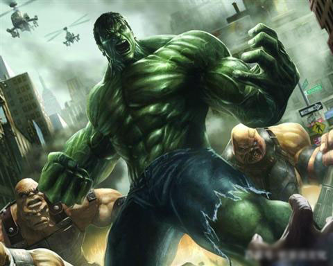 superhero Hulk